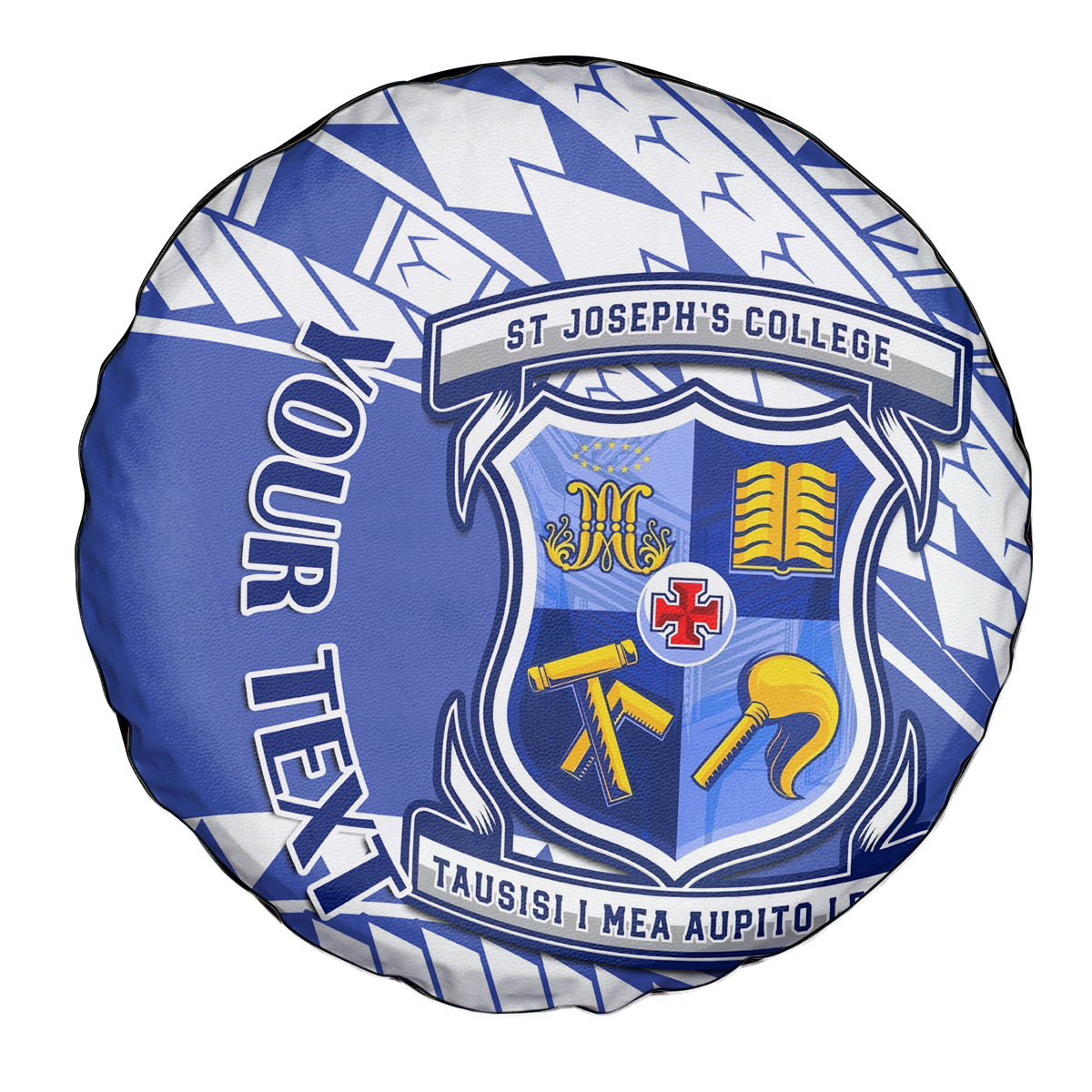 Personalised Samoa St Josephs College Spare Tire Cover Marist Brothers Samoan Pattern - Wonder Print Shop