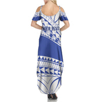 Personalised Samoa St Josephs College Summer Maxi Dress Marist Brothers Samoan Pattern - Wonder Print Shop