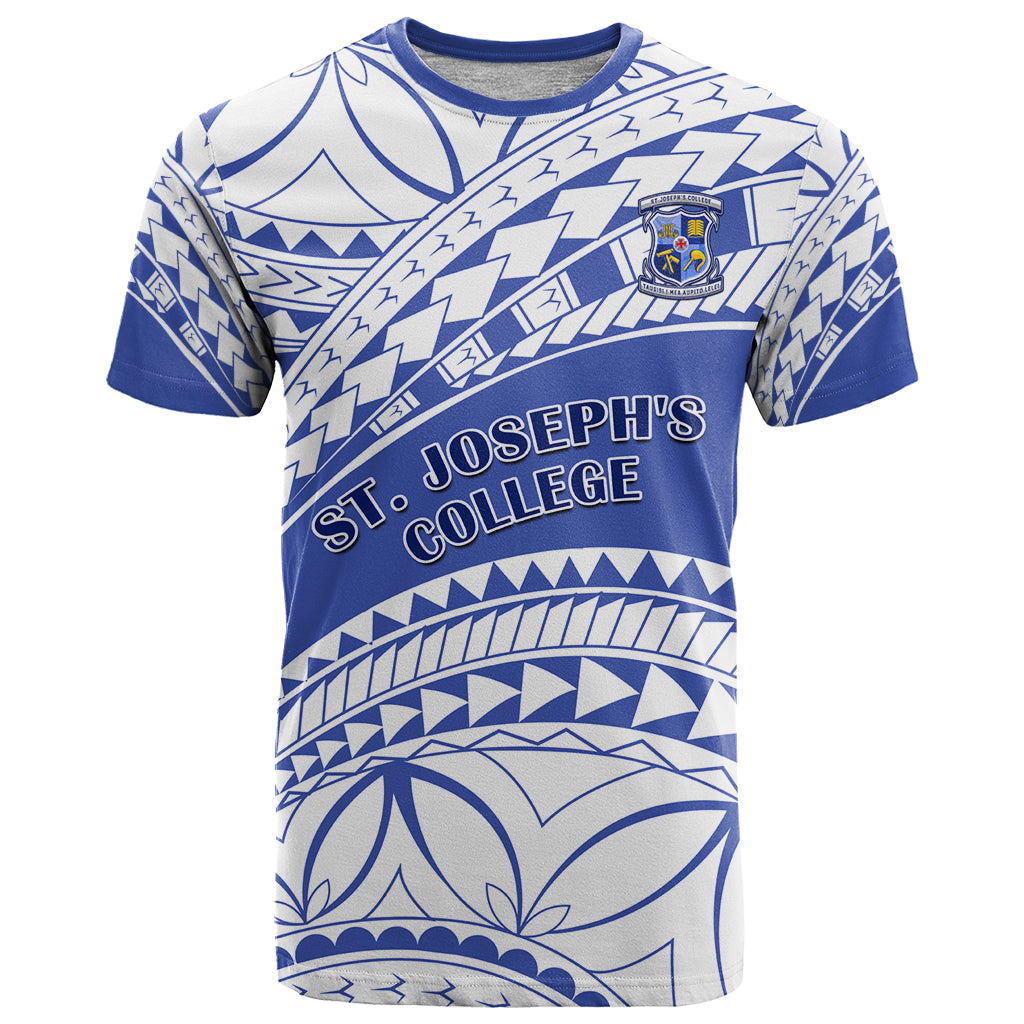Personalised Samoa St Josephs College T Shirt Marist Brothers Samoan Pattern - Wonder Print Shop