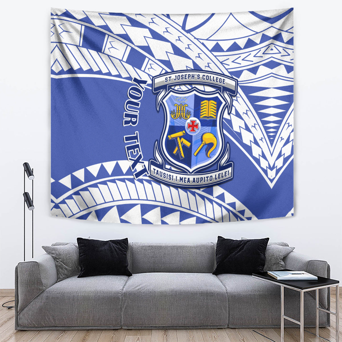 Personalised Samoa St Josephs College Tapestry Marist Brothers Samoan Pattern - Wonder Print Shop