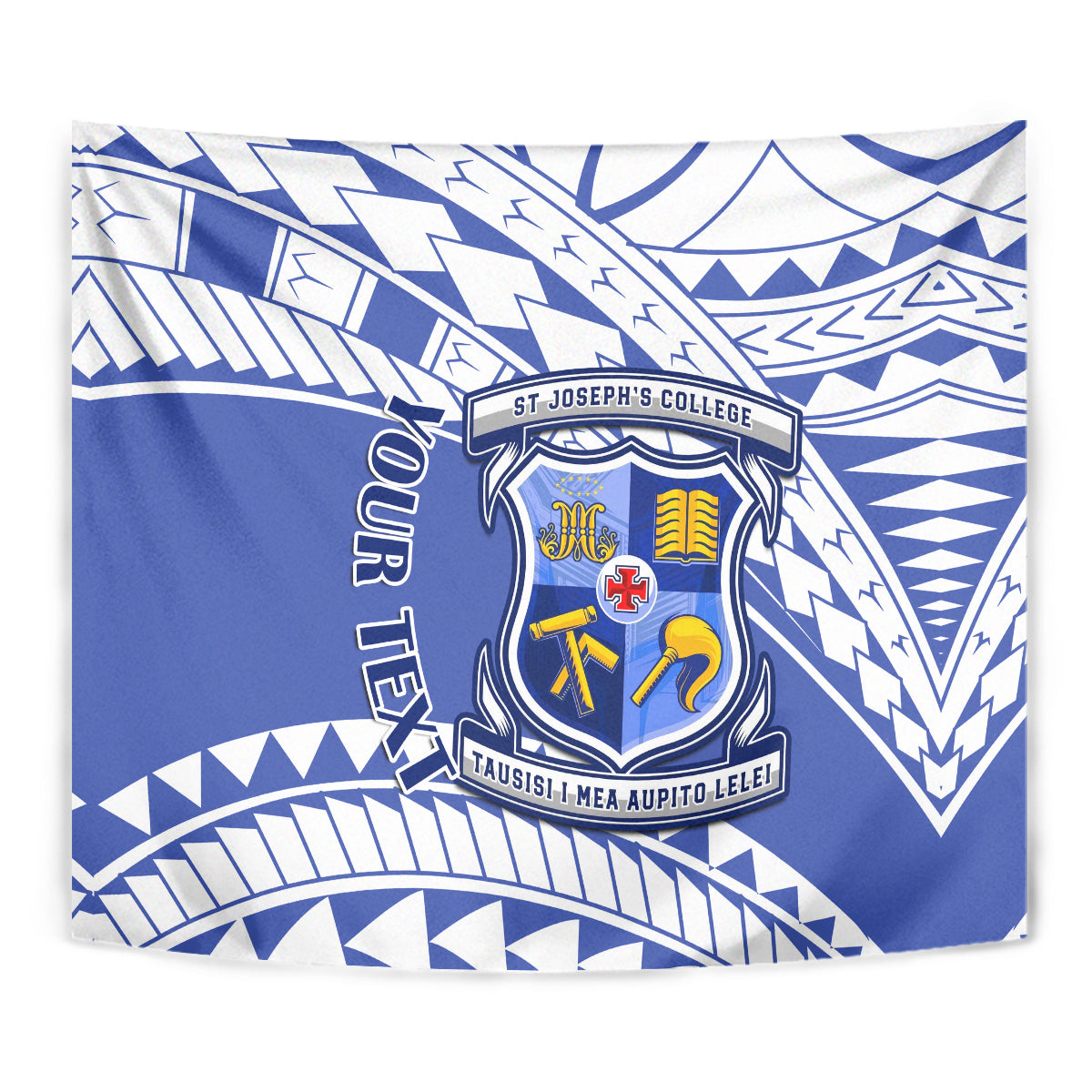 Personalised Samoa St Josephs College Tapestry Marist Brothers Samoan Pattern - Wonder Print Shop