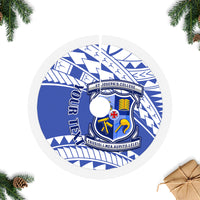Personalised Samoa St Joseph's College Tree Skirt Marist Brothers Samoan Pattern - Wonder Print Shop