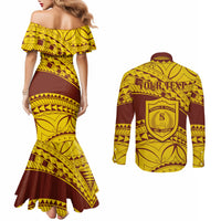 personalised-samoa-college-couples-matching-mermaid-dress-and-long-sleeve-button-shirt-samoan-pattern