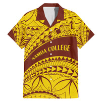 Personalised Samoa College Family Matching Mermaid Dress and Hawaiian Shirt Samoan Pattern - Wonder Print Shop