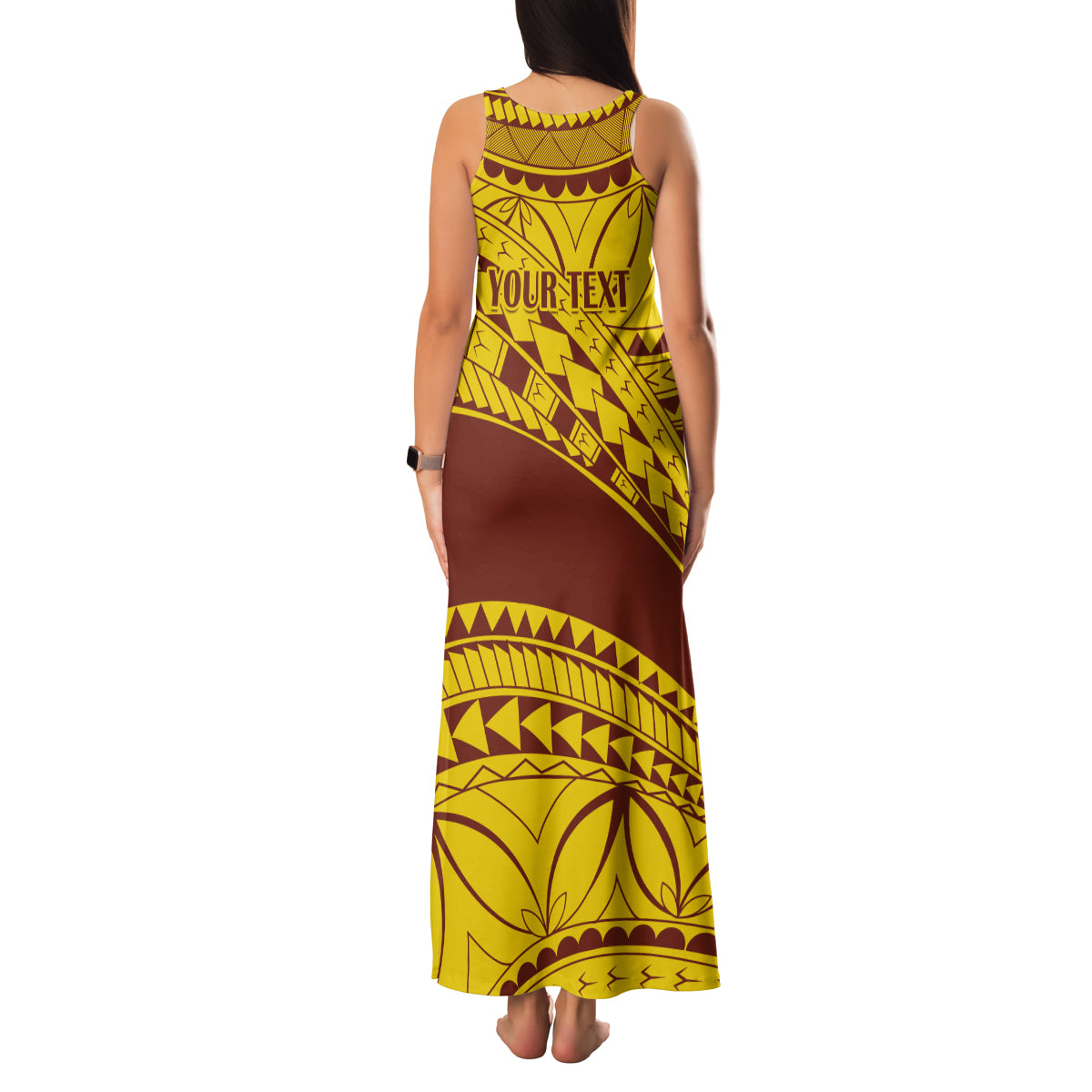 Personalised Samoa College Family Matching Tank Maxi Dress and Hawaiian Shirt Samoan Pattern - Wonder Print Shop