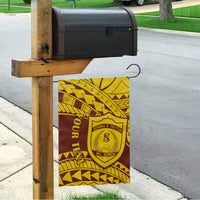 Personalised Samoa College Garden Flag Samoan Pattern - Wonder Print Shop