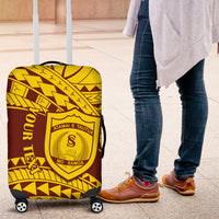 Personalised Samoa College Luggage Cover Samoan Pattern - Wonder Print Shop