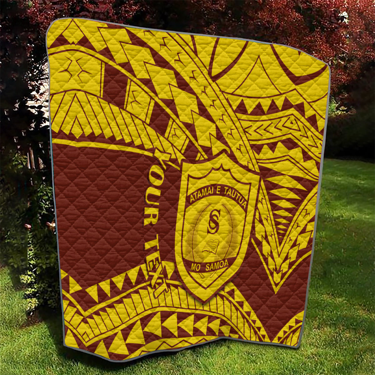 Personalised Samoa College Quilt Samoan Pattern - Wonder Print Shop