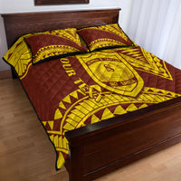 Personalised Samoa College Quilt Bed Set Samoan Pattern - Wonder Print Shop