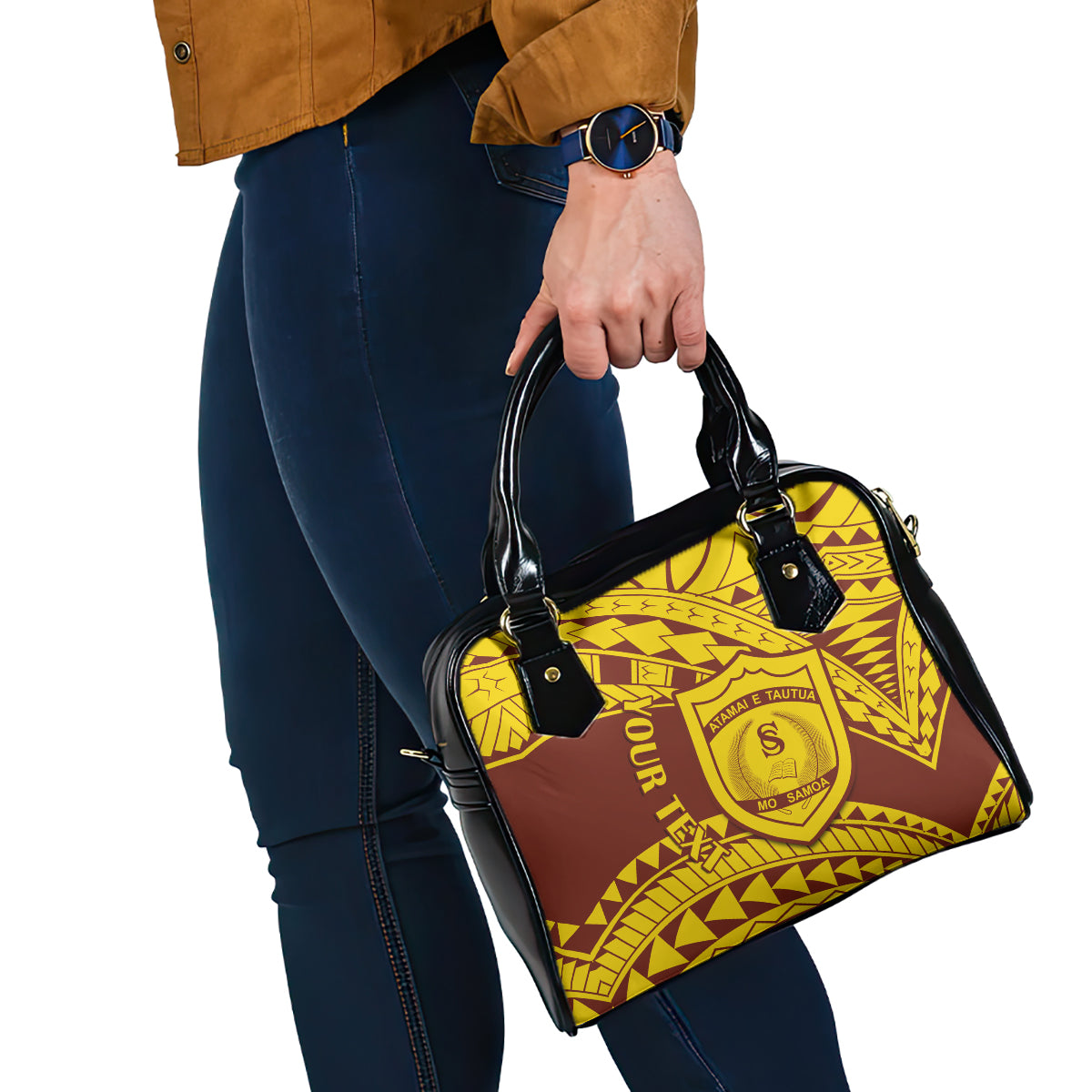 personalised-samoa-college-shoulder-handbag-samoan-pattern