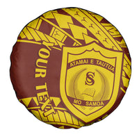 Personalised Samoa College Spare Tire Cover Samoan Pattern - Wonder Print Shop
