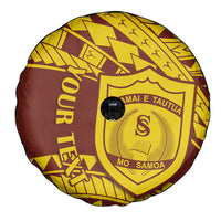 Personalised Samoa College Spare Tire Cover Samoan Pattern - Wonder Print Shop