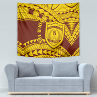 Personalised Samoa College Tapestry Samoan Pattern - Wonder Print Shop