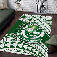 Personalised Samoa Faleata College Area Rug Samoan Pattern - Wonder Print Shop