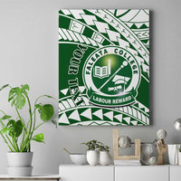 Personalised Samoa Faleata College Canvas Wall Art Samoan Pattern - Wonder Print Shop