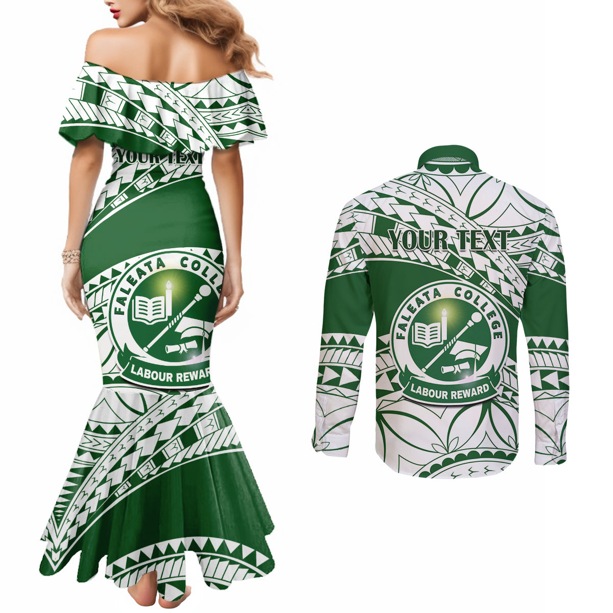 personalised-samoa-faleata-college-couples-matching-mermaid-dress-and-long-sleeve-button-shirt-samoan-pattern