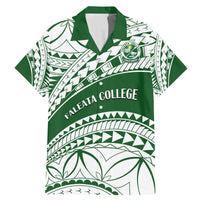 Personalised Samoa Faleata College Family Matching Mermaid Dress and Hawaiian Shirt Samoan Pattern - Wonder Print Shop