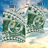 Personalised Samoa Faleata College Garden Flag Samoan Pattern - Wonder Print Shop