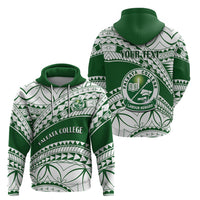 Personalised Samoa Faleata College Hoodie Samoan Pattern - Wonder Print Shop