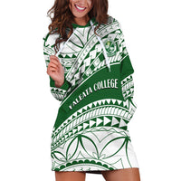 Personalised Samoa Faleata College Hoodie Dress Samoan Pattern - Wonder Print Shop