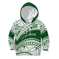 Personalised Samoa Faleata College Kid Hoodie Samoan Pattern - Wonder Print Shop
