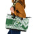 Personalised Samoa Faleata College Leather Tote Bag Samoan Pattern - Wonder Print Shop
