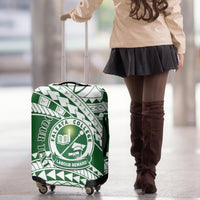 Personalised Samoa Faleata College Luggage Cover Samoan Pattern - Wonder Print Shop