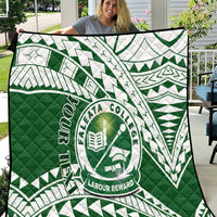 Personalised Samoa Faleata College Quilt Samoan Pattern - Wonder Print Shop