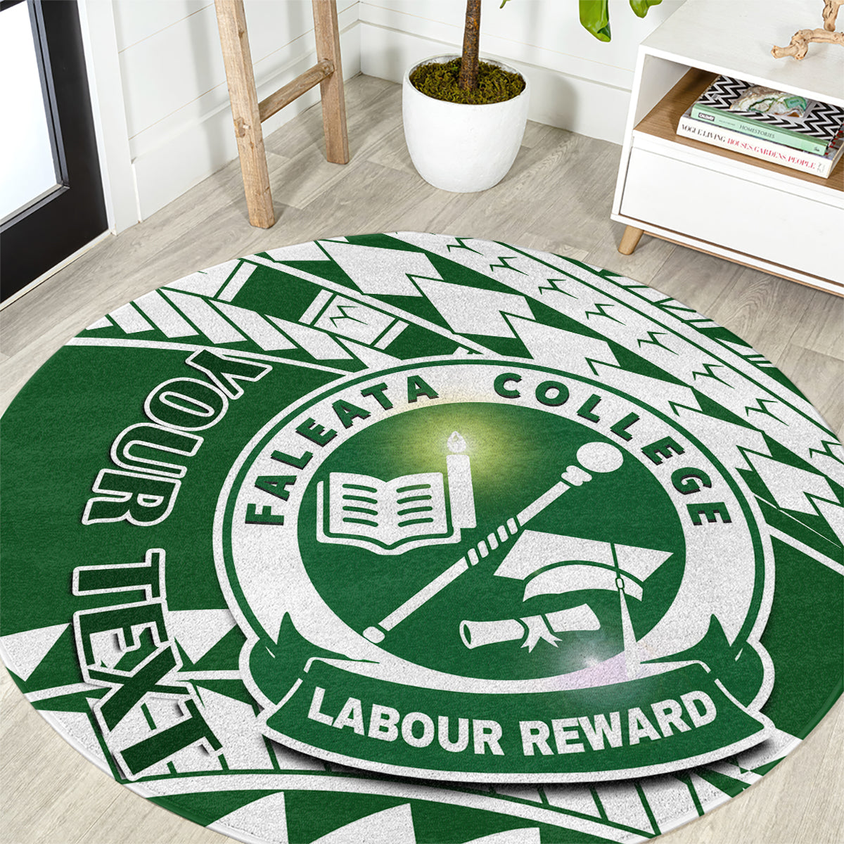 personalised-samoa-faleata-college-round-carpet-samoan-pattern