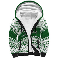 Personalised Samoa Faleata College Sherpa Hoodie Samoan Pattern - Wonder Print Shop