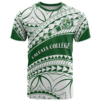 Personalised Samoa Faleata College T Shirt Samoan Pattern - Wonder Print Shop