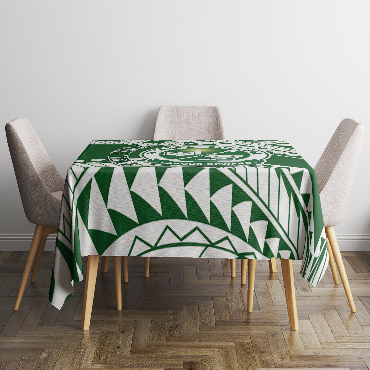 Personalised Samoa Faleata College Tablecloth Samoan Pattern - Wonder Print Shop
