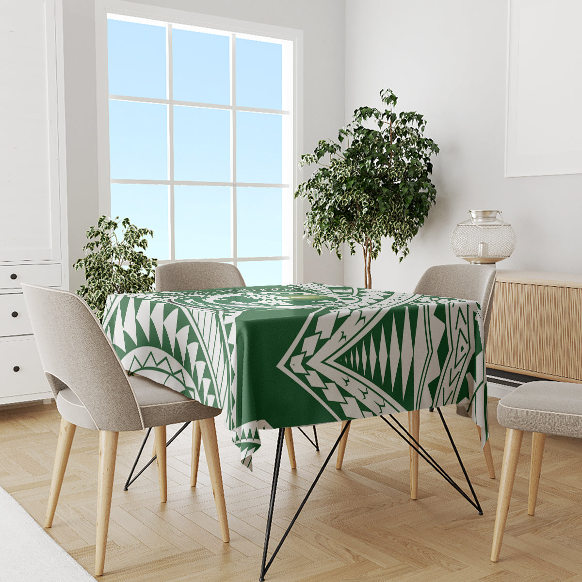 Personalised Samoa Faleata College Tablecloth Samoan Pattern - Wonder Print Shop