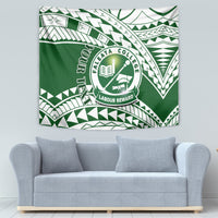 Personalised Samoa Faleata College Tapestry Samoan Pattern - Wonder Print Shop