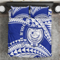Personalised Samoa Safata College Bedding Set Samoan Pattern - Wonder Print Shop