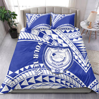 Personalised Samoa Safata College Bedding Set Samoan Pattern - Wonder Print Shop