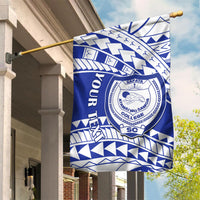 Personalised Samoa Safata College Garden Flag Samoan Pattern - Wonder Print Shop