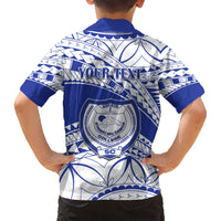 Personalised Samoa Safata College Hawaiian Shirt Samoan Pattern - Wonder Print Shop