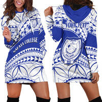 Personalised Samoa Safata College Hoodie Dress Samoan Pattern - Wonder Print Shop