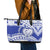 Personalised Samoa Safata College Leather Tote Bag Samoan Pattern - Wonder Print Shop