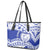 Personalised Samoa Safata College Leather Tote Bag Samoan Pattern - Wonder Print Shop