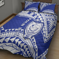 Personalised Samoa Safata College Quilt Bed Set Samoan Pattern - Wonder Print Shop