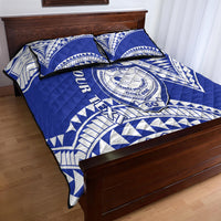 Personalised Samoa Safata College Quilt Bed Set Samoan Pattern - Wonder Print Shop