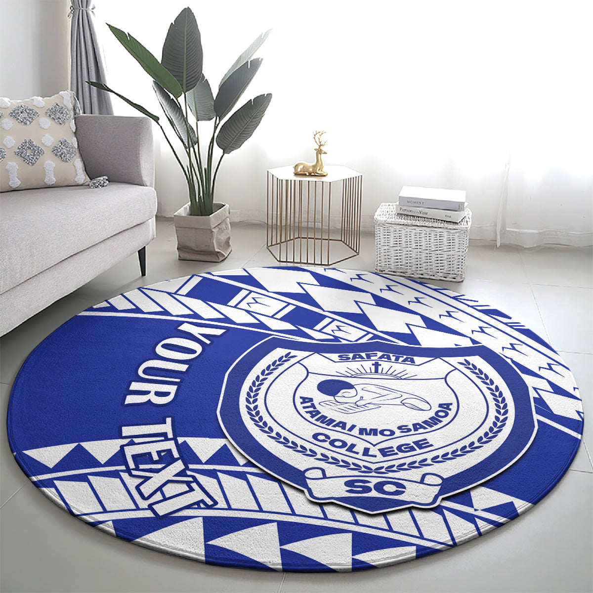 personalised-samoa-safata-college-round-carpet-samoan-pattern