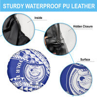 Personalised Samoa Safata College Spare Tire Cover Samoan Pattern - Wonder Print Shop