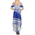Personalised Samoa Safata College Summer Maxi Dress Samoan Pattern - Wonder Print Shop