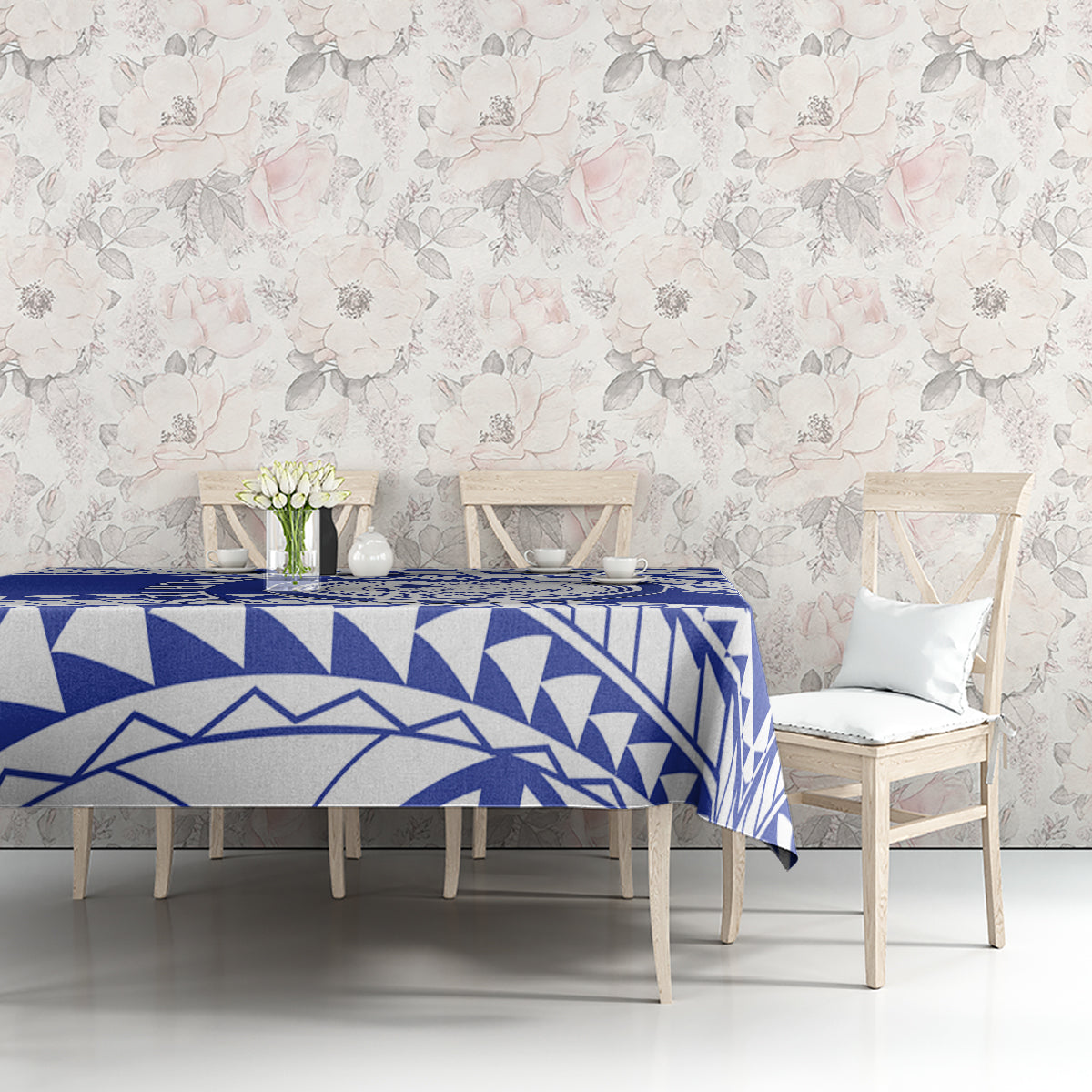Personalised Samoa Safata College Tablecloth Samoan Pattern - Wonder Print Shop