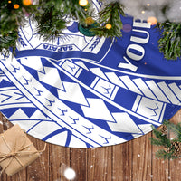 Personalised Samoa Safata College Tree Skirt Samoan Pattern - Wonder Print Shop