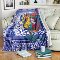 personalised-philippines-blanket-filipino-sarimanok-with-polynesian-tattoo
