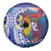 Personalised Philippines Spare Tire Cover Filipino Sarimanok With Polynesian Tattoo - Wonder Print Shop